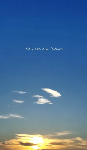 [LINE着せ替え] あなたは私たちの未来よ。の画像1