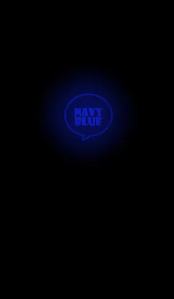 [LINE着せ替え] Navy Blue Neon Theme v.4 (jp)の画像1