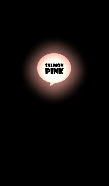 [LINE着せ替え] Salmon Pink In Black v.4 (jp)の画像1