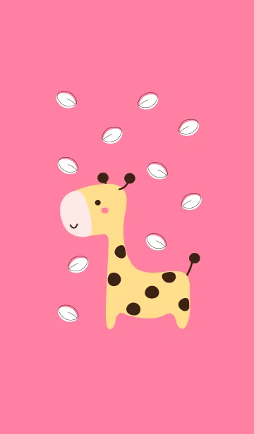[LINE着せ替え] Cute giraffe 20 ^^の画像1