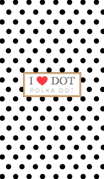 [LINE着せ替え] I LOVE DOT！-POLKA DOTの画像1