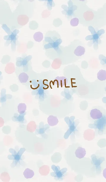 [LINE着せ替え] 水彩が美しいスマイル27の画像1