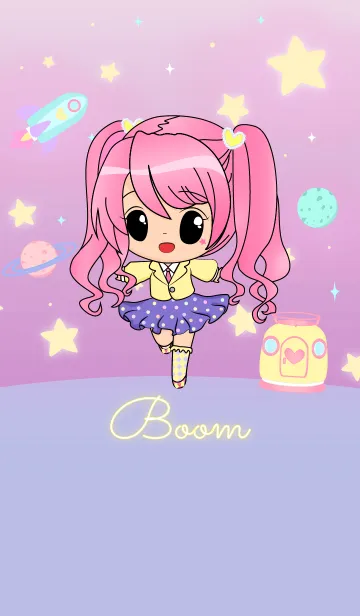 [LINE着せ替え] Boom - Superstar on Galaxyの画像1