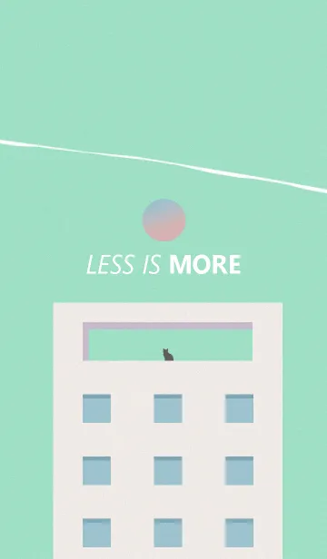 [LINE着せ替え] Less is more - #10 GREENの画像1