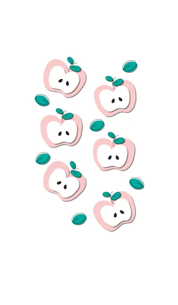 [LINE着せ替え] Yummy apples theme 10 :)の画像1