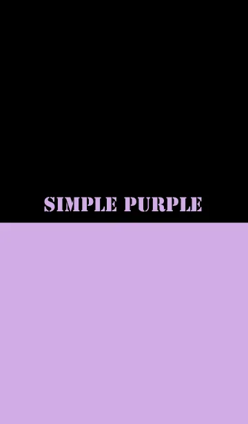 [LINE着せ替え] Purple ＆ Black Theme V.2 (jp)の画像1