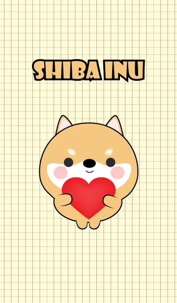 [LINE着せ替え] Mini cute Shiba Inu Theme (jp)の画像1
