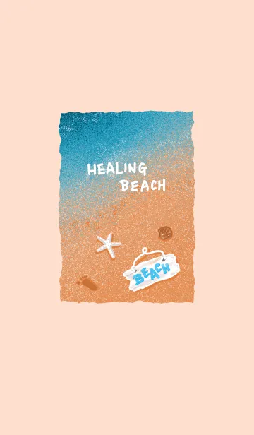 [LINE着せ替え] ゆったり過ごす癒しの浜辺の画像1