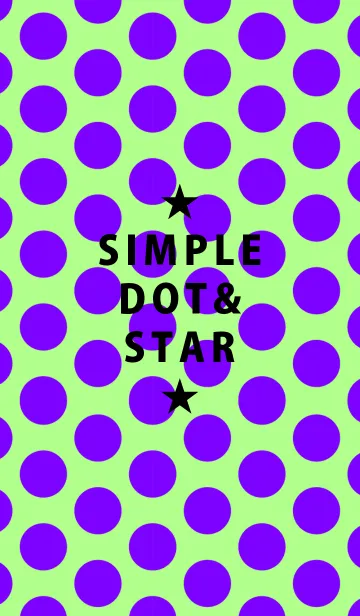 [LINE着せ替え] シンプル ドット アンド スター 14の画像1