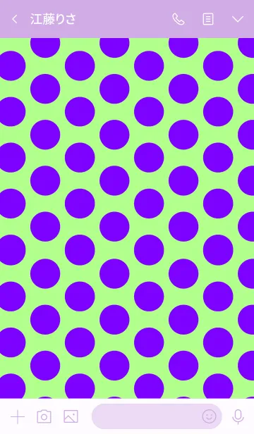 [LINE着せ替え] シンプル ドット アンド スター 14の画像3