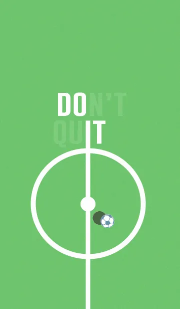 [LINE着せ替え] Don't quit, DO IT - フットボールロバの画像1