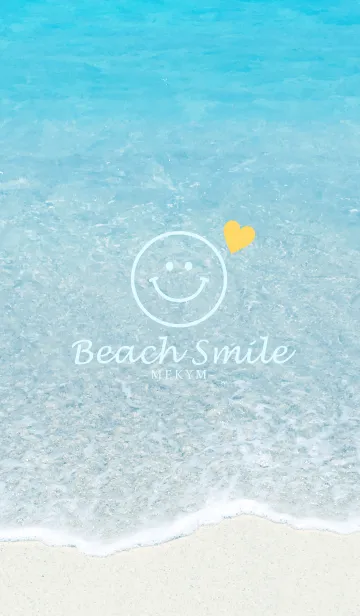 [LINE着せ替え] Love Beach Smile 6 -BLUE-の画像1