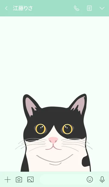 [LINE着せ替え] 私は猫を飼っています（ミルクキャット）の画像3