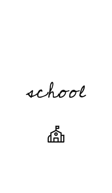 [LINE着せ替え] School Day Mode - White Themeの画像1