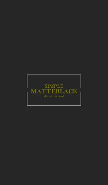 [LINE着せ替え] MATTE BLACK 33 -SIMPLE-の画像1