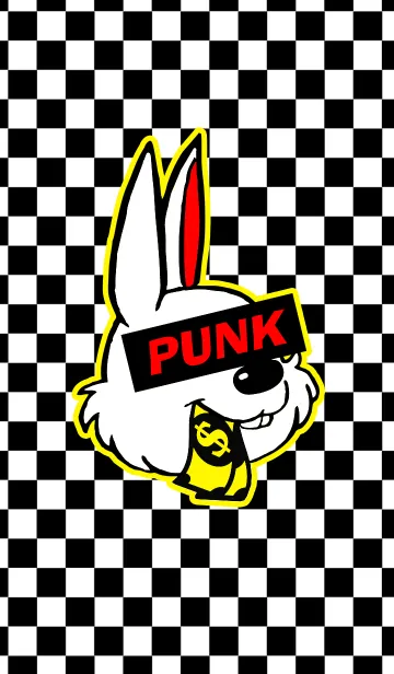 [LINE着せ替え] パンク ラビットの画像1