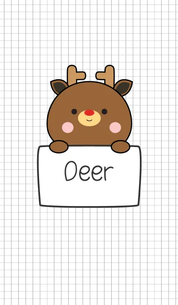 [LINE着せ替え] Love Deer Theme Ver.2 (jp)の画像1