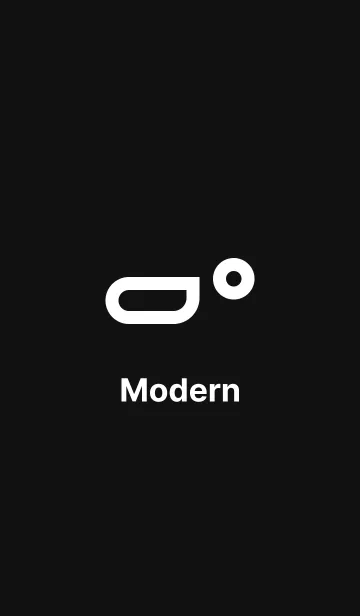 [LINE着せ替え] Modern Dark Mode - Black Themeの画像1