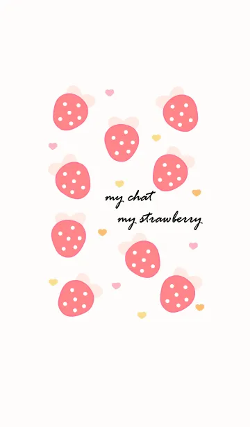 [LINE着せ替え] Sweet strawberry 21 ^^の画像1