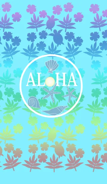 [LINE着せ替え] ハワイ＊ALOHA+106の画像1