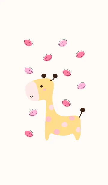 [LINE着せ替え] Cute giraffe 24 ^^の画像1