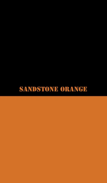 [LINE着せ替え] Sandstone Orange ＆ Black Theme V.2 (jp)の画像1