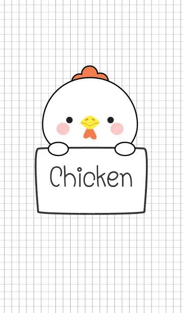 [LINE着せ替え] Love White Chicken Theme Ver.2 (jp)の画像1