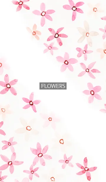 [LINE着せ替え] water color flowers_1130の画像1