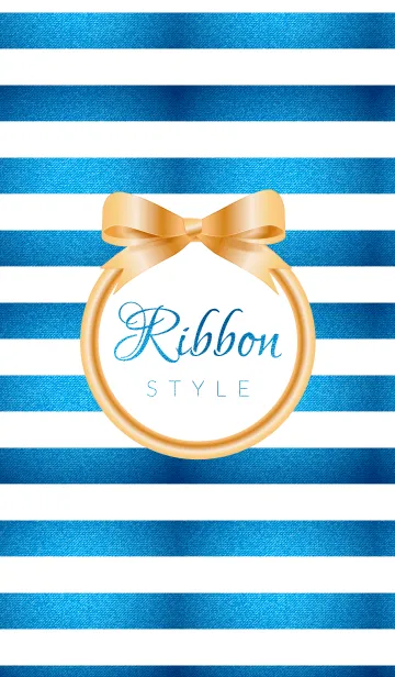 [LINE着せ替え] Ribbon Style-Light Denimの画像1