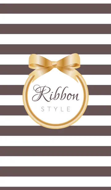 [LINE着せ替え] Ribbon Style-Earthtoneの画像1
