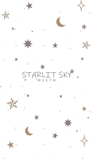 [LINE着せ替え] STARLIT SKY 30 -MEKYM-の画像1