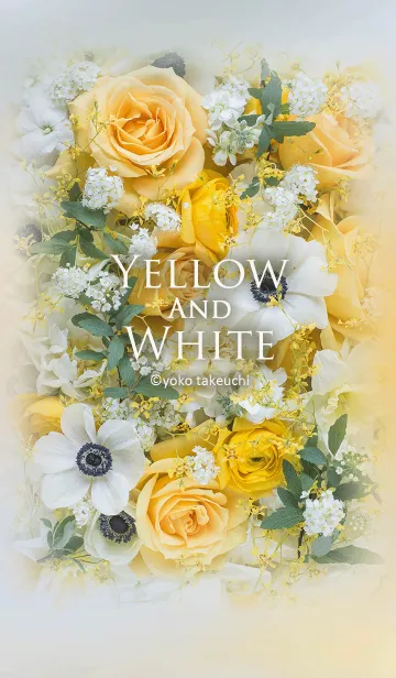 [LINE着せ替え] Yellow ＆ White～白と黄色の花～の画像1