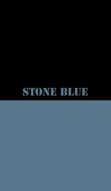 [LINE着せ替え] Stone Blue ＆ Black Theme V.2 (jp)の画像1