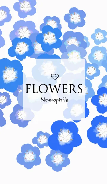 [LINE着せ替え] Flowers・ネモフィラの画像1