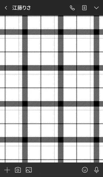 [LINE着せ替え] I LOVE PLAID！-4の画像3