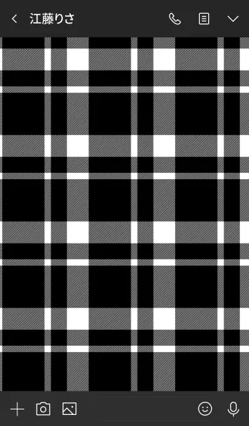 [LINE着せ替え] I LOVE PLAID！-5の画像3