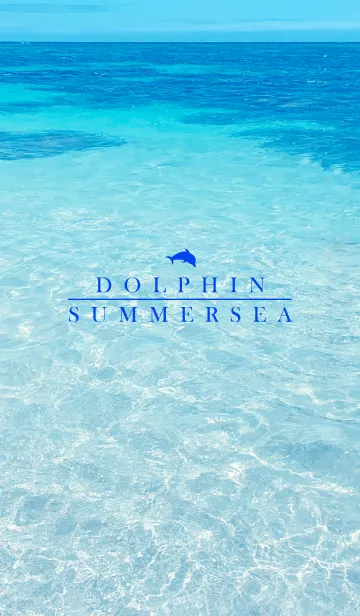 [LINE着せ替え] SUMMER SEA HAWAII 2 -BLUE DOLPHIN-の画像1