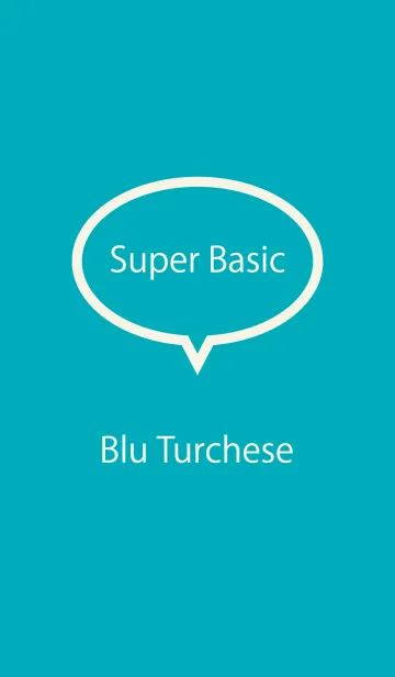 [LINE着せ替え] Super Basic Blu Turcheseの画像1