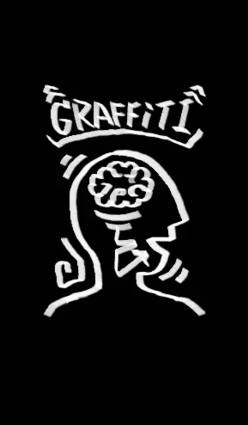 [LINE着せ替え] モノクローム グラフィティーの画像1