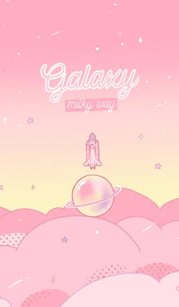 [LINE着せ替え] 銀河 : Pinkの画像1