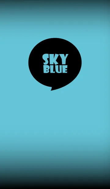 [LINE着せ替え] Sky Blue And Black Ver.5 (jp)の画像1