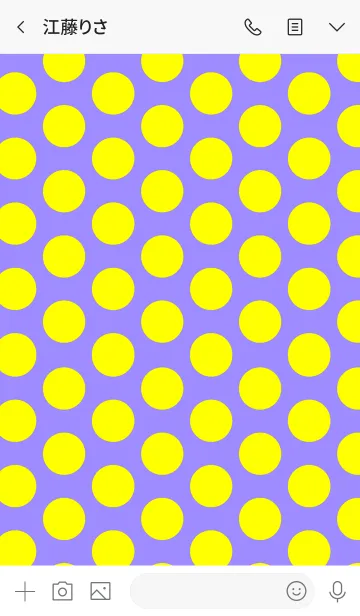 [LINE着せ替え] シンプル ドット アンド スター 19の画像3