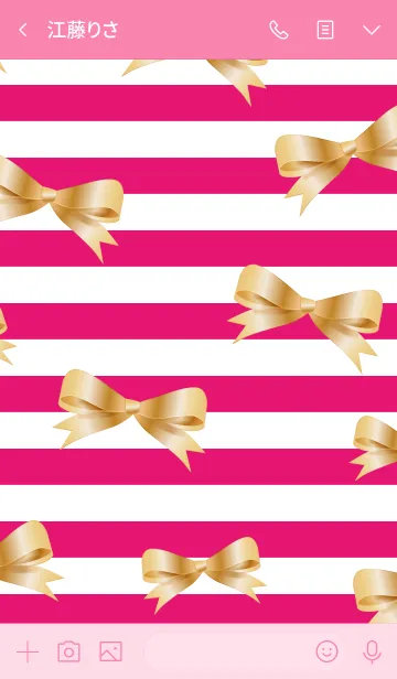 [LINE着せ替え] Ribbon Style-39の画像3