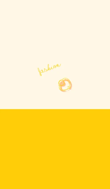 [LINE着せ替え] fashion orange yellowの画像1