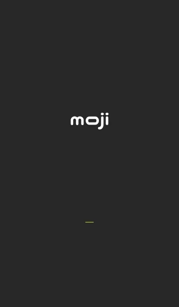 [LINE着せ替え] 黒と黄色 : moji 文字着せ替えの画像1