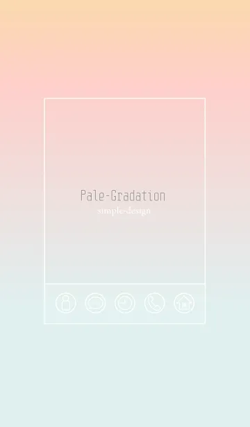 [LINE着せ替え] Pale-Gradationの画像1