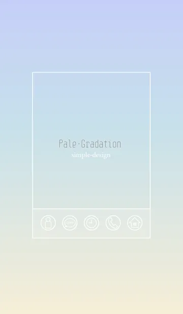 [LINE着せ替え] Pale-Gradation 02の画像1