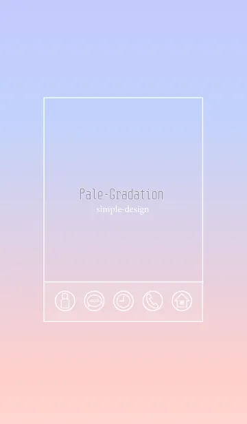 [LINE着せ替え] Pale-Gradation 03の画像1