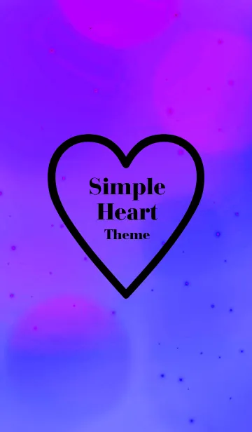 [LINE着せ替え] シンプル ハート 20の画像1