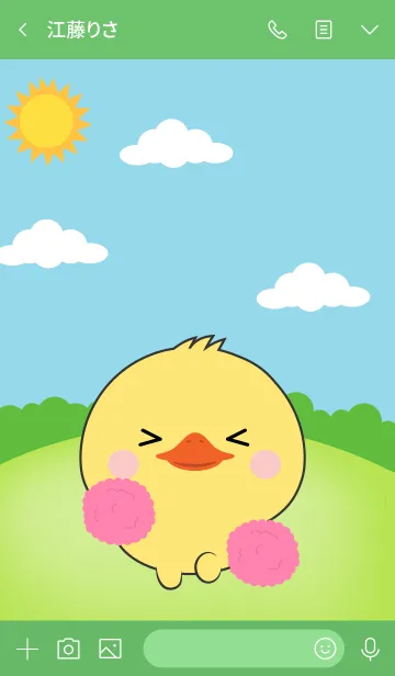 [LINE着せ替え] Mini Duck Theme (jp)の画像3